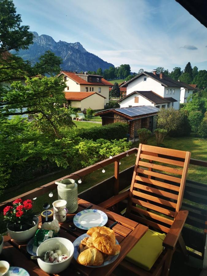 Ludwigslust - Ferienappartement Mit Bergblick 슈방가우 외부 사진