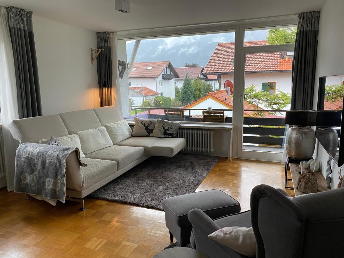 Ludwigslust - Ferienappartement Mit Bergblick 슈방가우 외부 사진