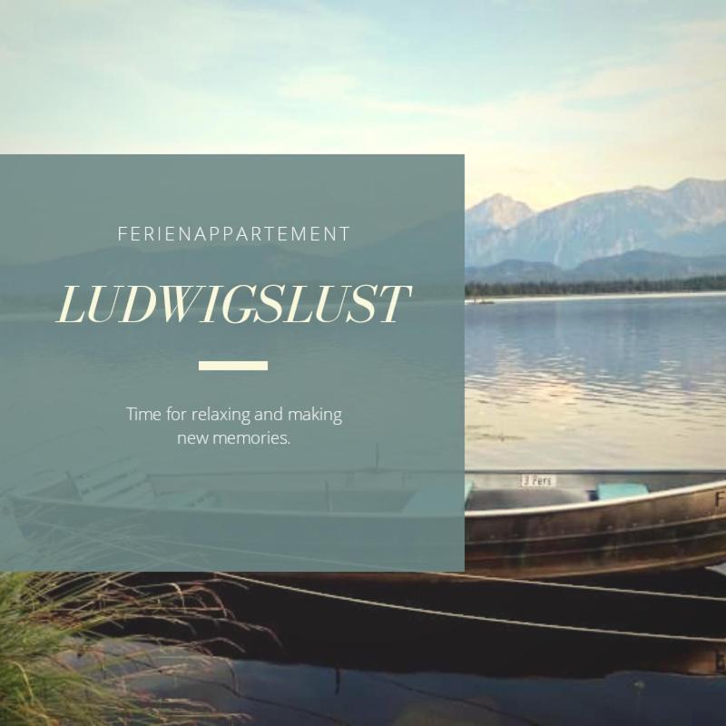 Ludwigslust - Ferienappartement Mit Bergblick 슈방가우 외부 사진